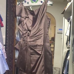 Silk cocktail dress.